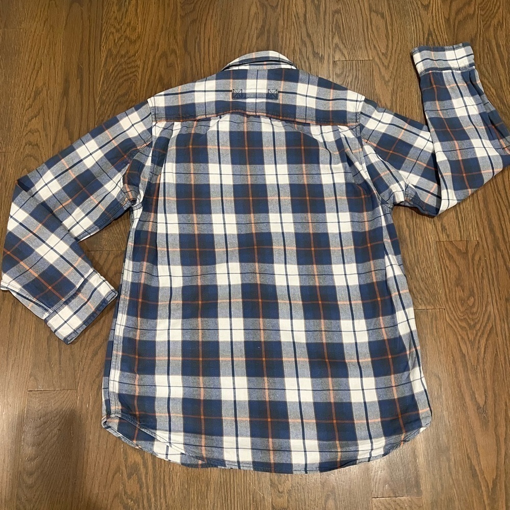 Duluth Trading Men’s Flannel size Medium M grunge y2k H - Picture 7 of 7